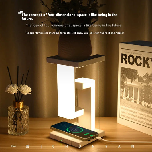 ChargeWave- Wireless Charging Table Lamp